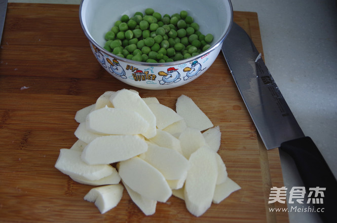 Braised Green Beans with Yam recipe