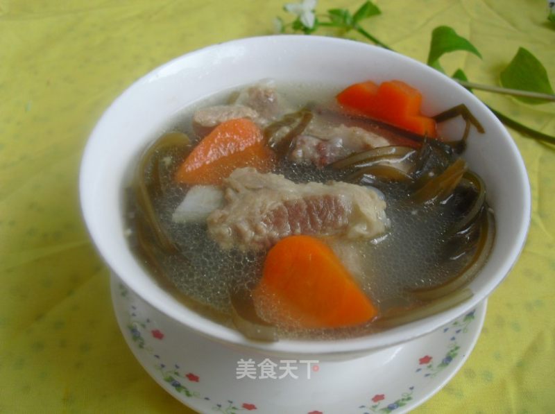 Seaweed Pork Ribs Soup recipe