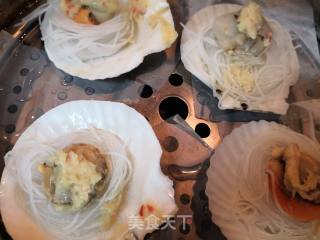 Scallops with Garlic Vermicelli recipe