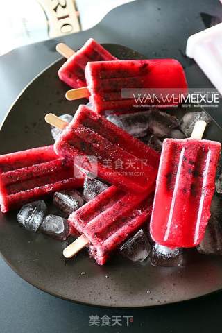 Peach Berry Popsicle recipe