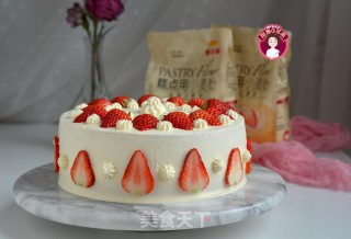 Strawberry Cream Chiffon Cake recipe