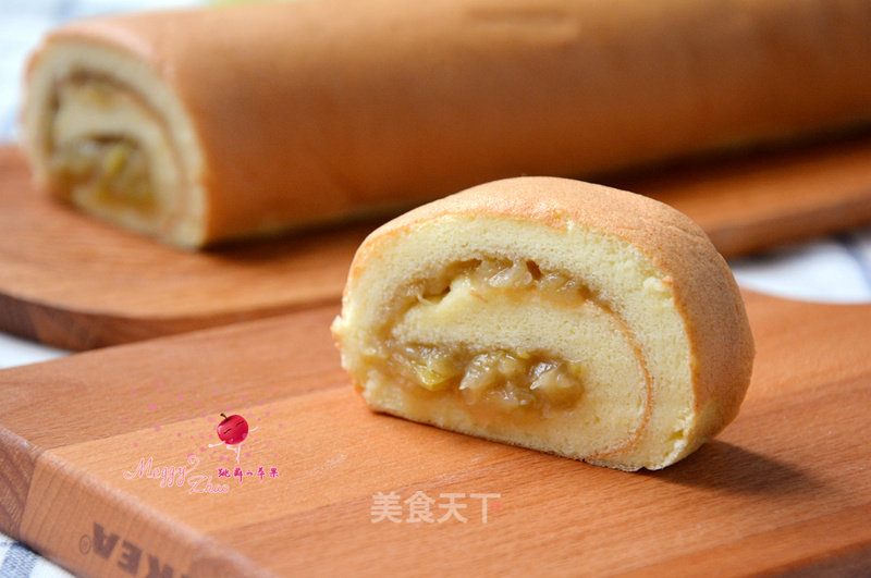 Peach Butter Cake Roll