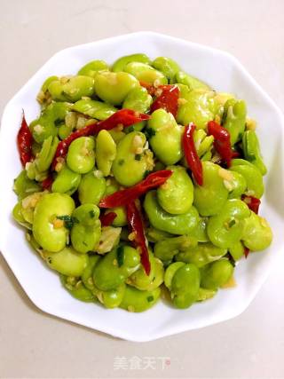 Garlic Broad Beans recipe