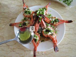 Steamed Prawns with Garlic Vermicelli recipe