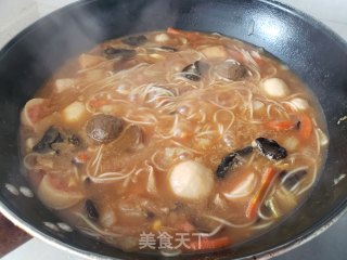 Meatball Soup Noodles recipe