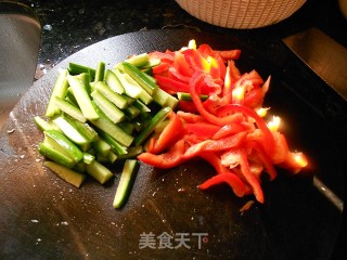 Stir-fried Puffy Skin with Mushrooms recipe