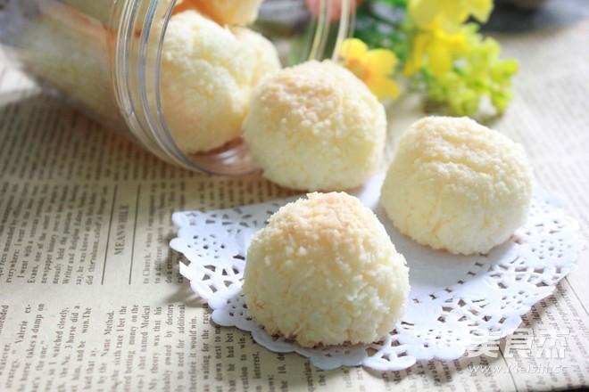 Egg White Coconut Balls recipe