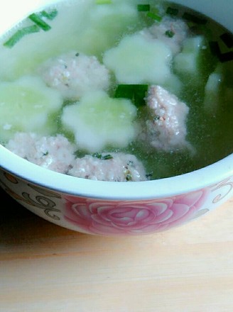 Cucumber Meatball Soup