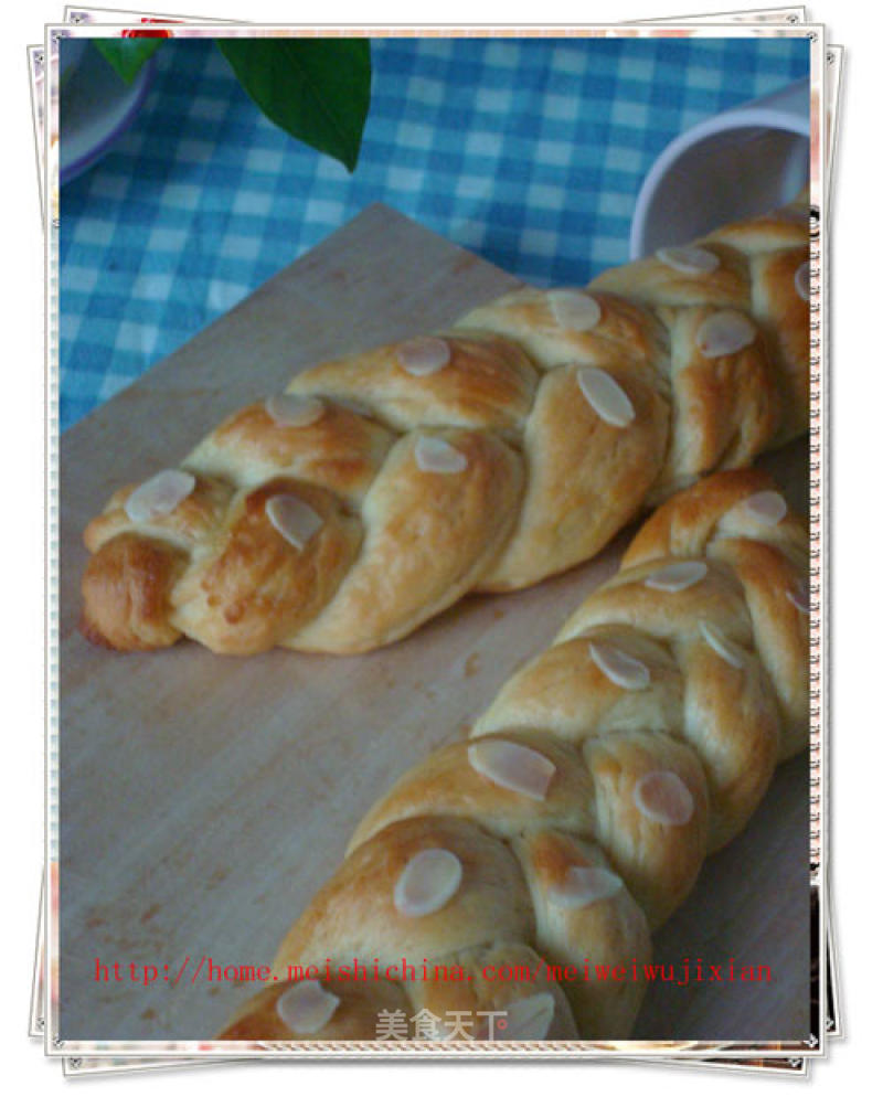 Whipped Cream Braided Bread recipe