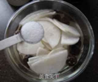 Ebony Radish Slices recipe