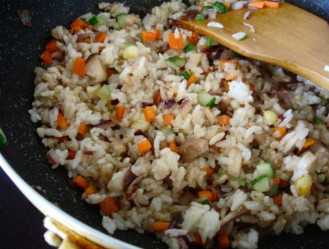 Choi Vegetable Fried Rice recipe