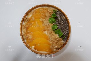 Yellow Peach Chia Seed Breakfast Bowl recipe