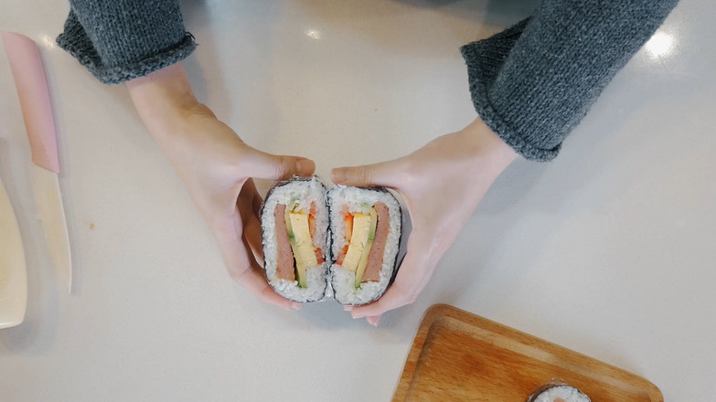 Rice Ball Sandwich [first Taste Diary] recipe