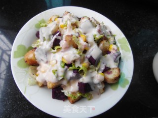 Yogurt Purple Potato Salad recipe