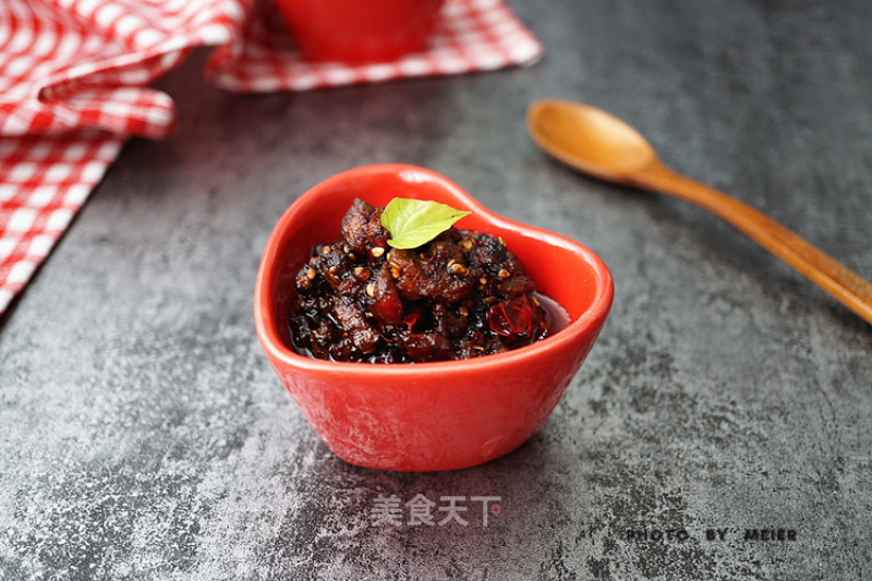 [shiitake Mushroom Sea Rice Meat Sauce] recipe