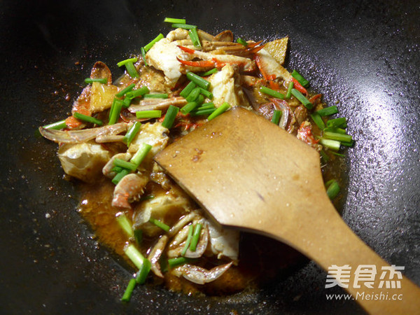Fried Crab with Shacha Sauce recipe