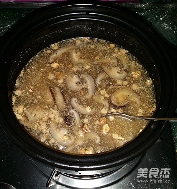 Chicken Shredded Yam Black Pepper Hot and Sour Soup recipe