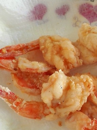 Black Pepper Beauty Shrimp Tails Being Coaxed recipe