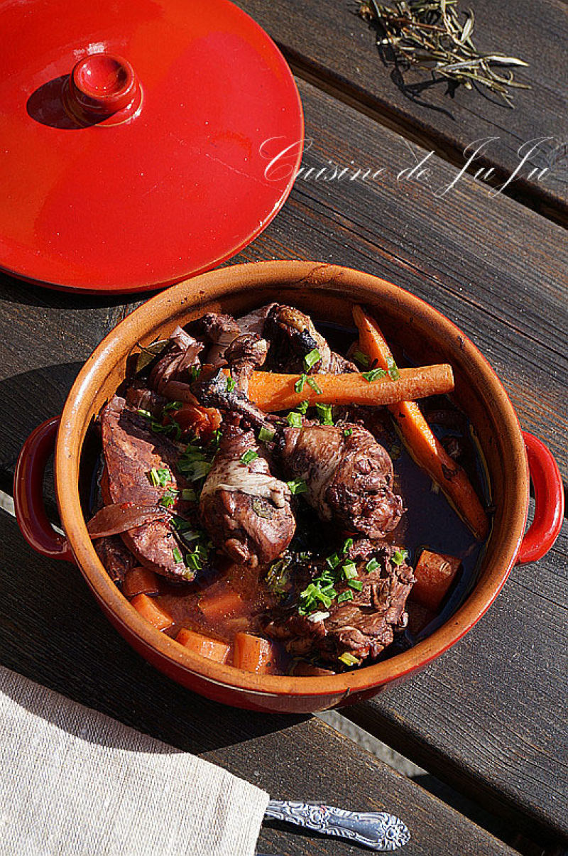 Red Wine Stewed Rooster Coq Au Vin
