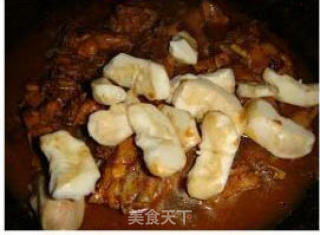 Braised Water Chestnut with Chicken recipe