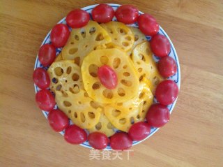 Orange Juice Lotus Root Slices recipe
