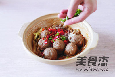 Beef Meatballs and Vegetable Claypot recipe