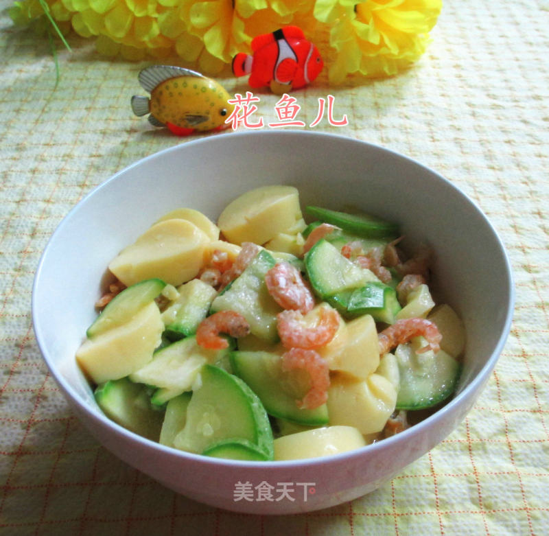 Kaiyang Zucchini Boiled Cherry Jade Tofu recipe