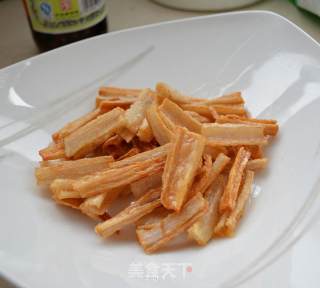 Salt and Pepper Lotus Root Strips-appetizers recipe