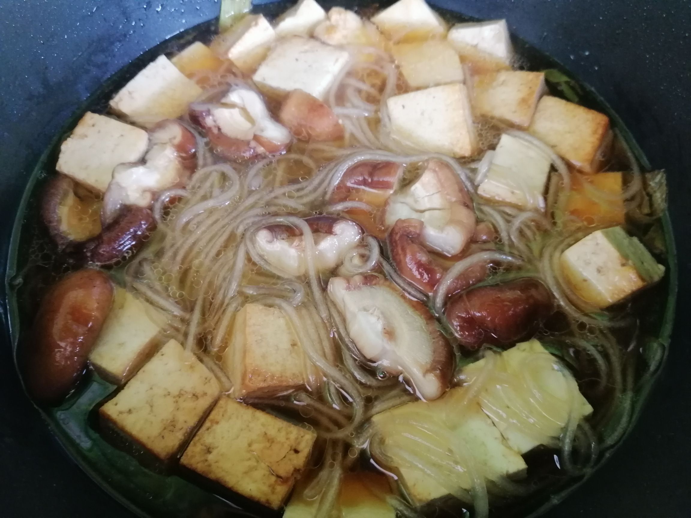 Braised Tofu with Chinese Cabbage Vermicelli recipe