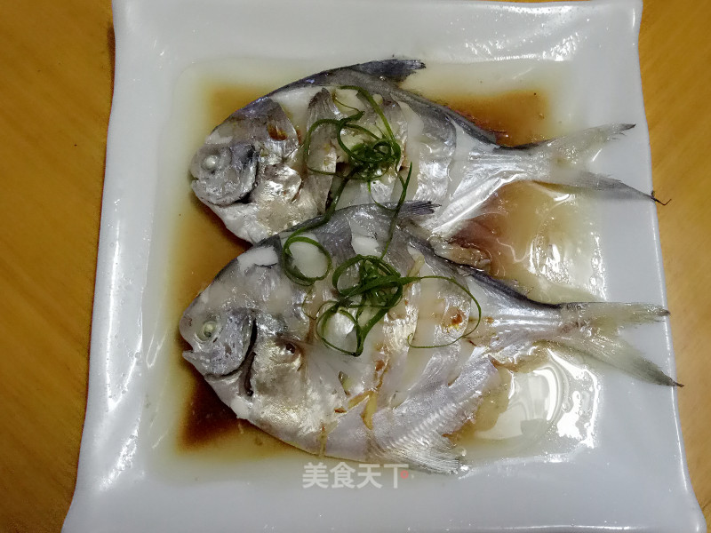 Steamed Pomfret recipe