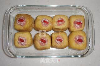 Garlic Oil Tofu Stuffed Meat recipe