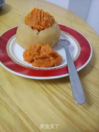 Creative Afternoon Tea---sweet Potato and Apple Cup recipe