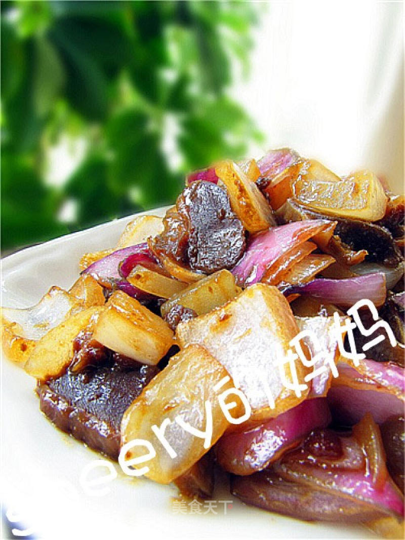 Fried Duck Gizzards with Onions recipe