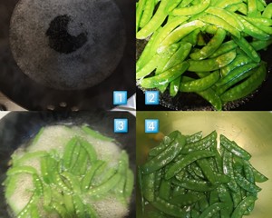 Stir-fried Sausages with Garlic Snow Pea——too Much for Dinner‼ ️ recipe