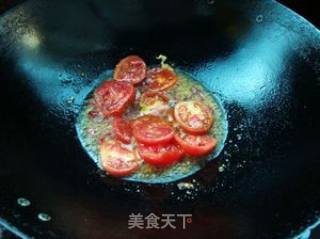 Stir-fried Water Fern with Tempeh and Tomato recipe