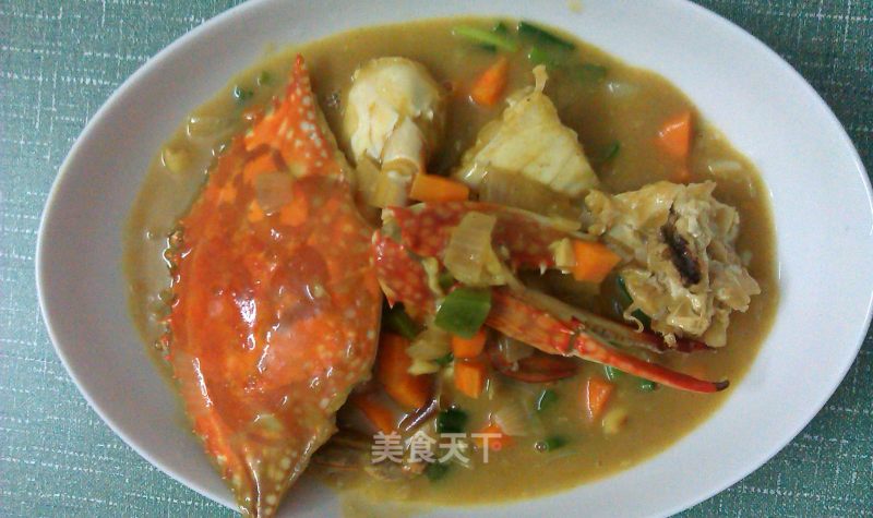 Curry Flower Crab recipe