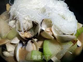 White Clam Braised Winter Melon Vermicelli recipe