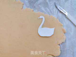 Caramel Almond Swan Cookies recipe