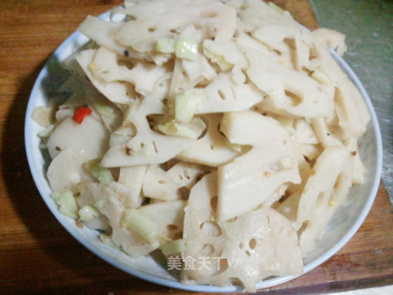 Stir-fried Lotus Root with Hemp Oil recipe