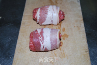 Bacon Minced Meat Roll recipe