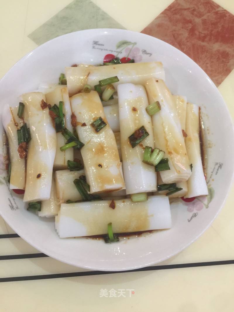 Scallion and Garlic Chee Cheong Fun recipe