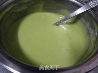 Pandan Flavor Steamed Cake recipe