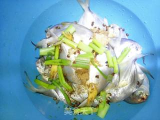 Steamed Pomfret recipe