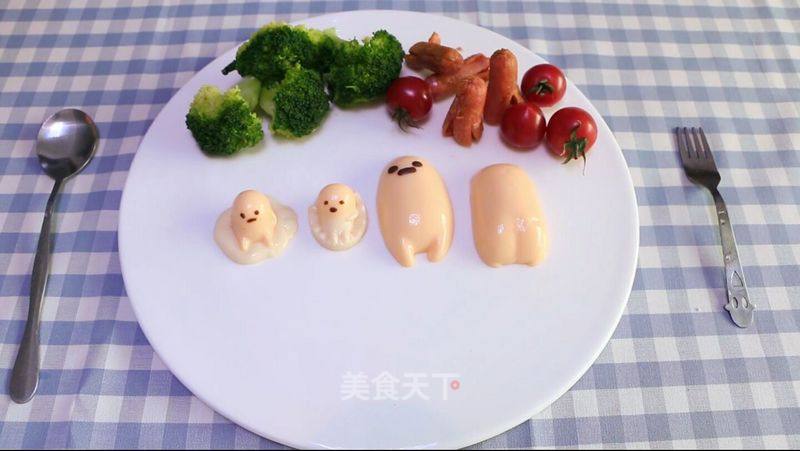 Lazy Egg Pudding Banana Milk Pudding Children's Recipe recipe