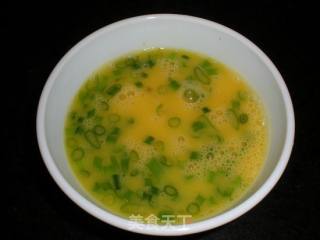 Scrambled Eggs with Chopped Green Onion recipe