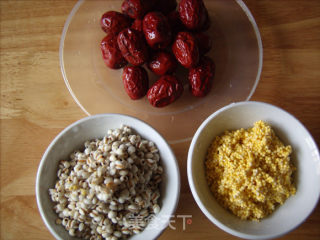 Red Dates, Barley, Millet Congee recipe