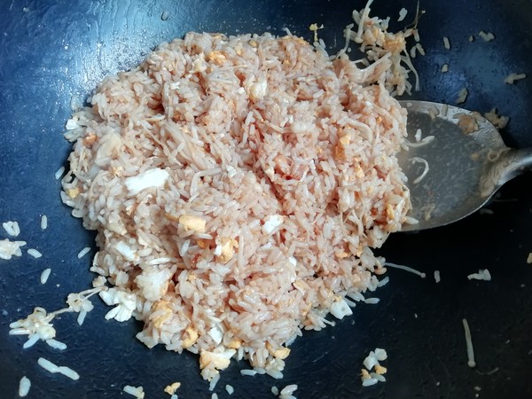 Fried Rice with Enoki Mushroom and Egg recipe