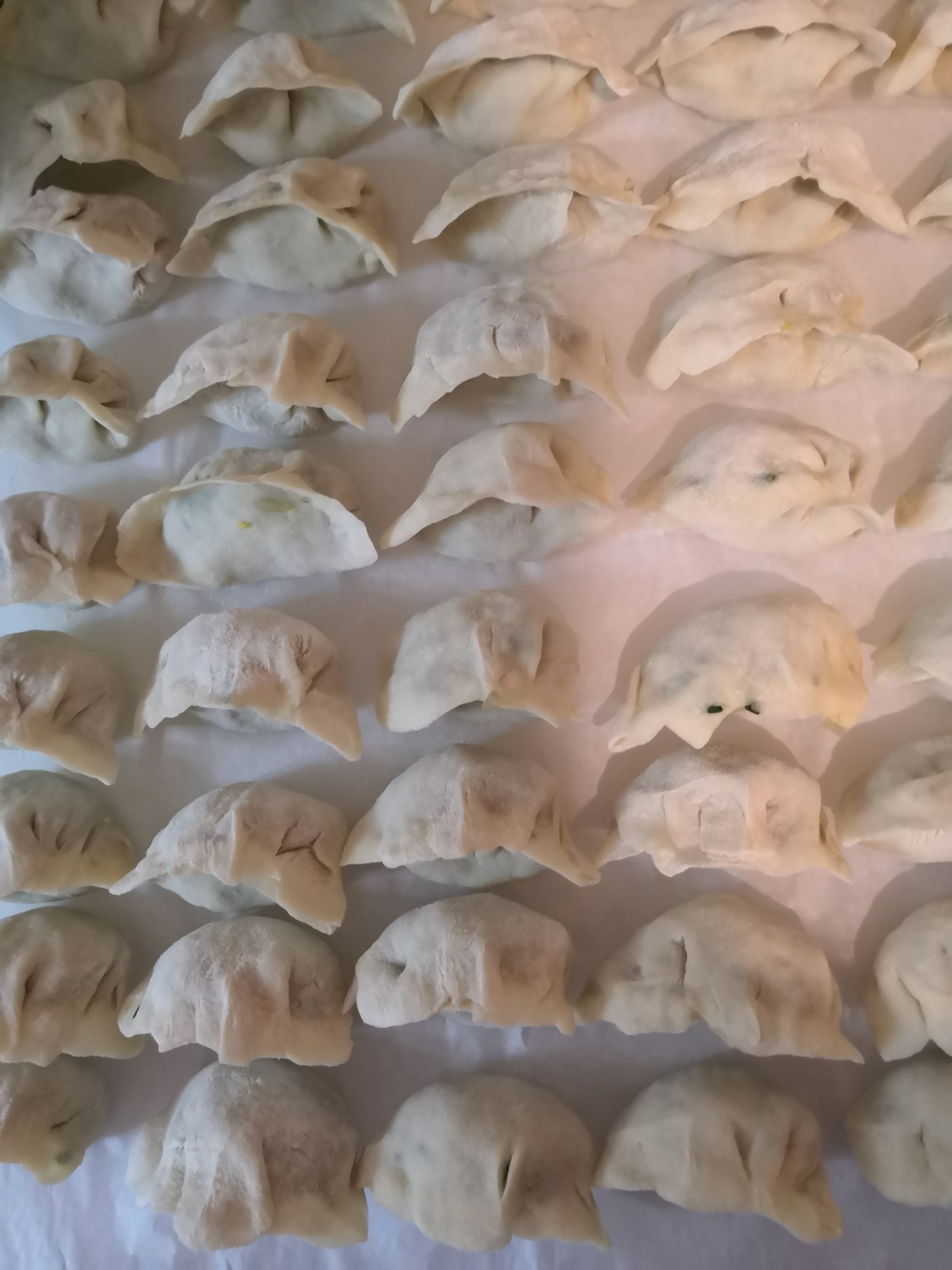 Chinese Chives and Egg Vermicelli Dumplings recipe