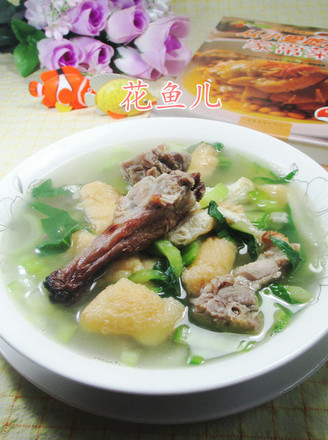 Duck Bone Oil, Tofu and Vegetable Soup recipe