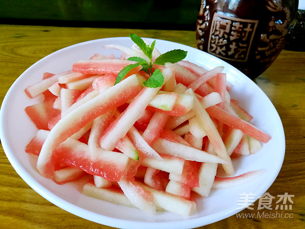 Sweet and Sour Watermelon Strips recipe